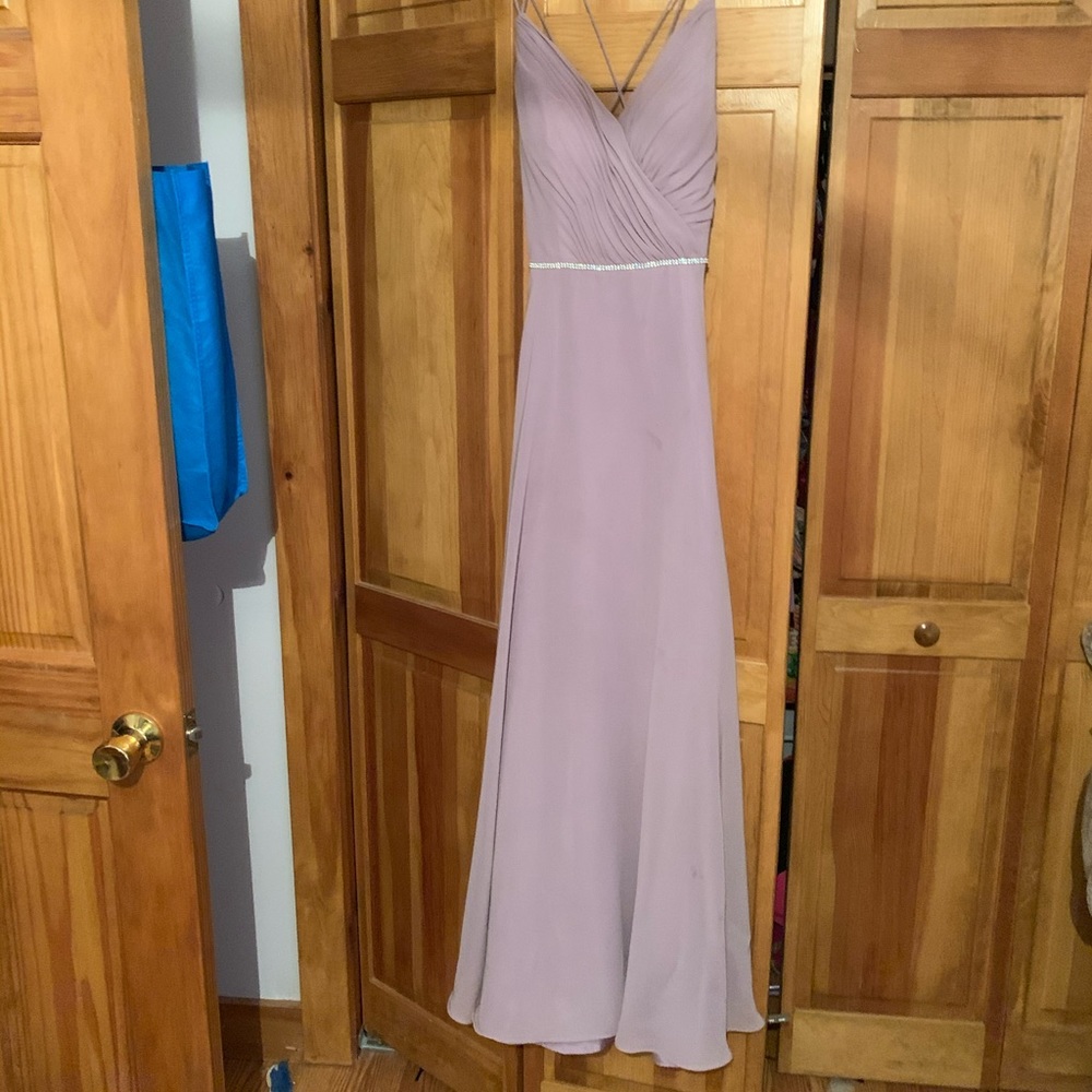 Size 6 light purple prom or bridesmaid dress